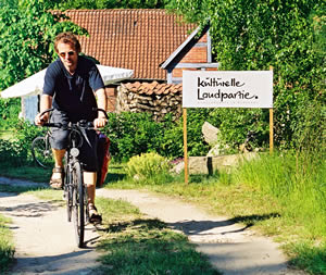 Fahrradtour auf der kulturellen Landpartie 2008