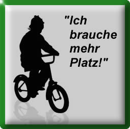 Kinder brauchen Platz zum Fahrradfahren