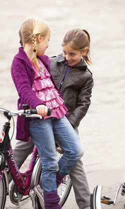 Kinder zum Radfahren bewegen!