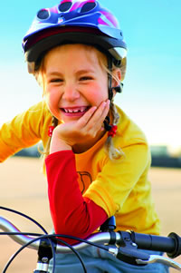 Kinder und Fahrradfahren