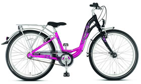 Puky Skyride 24 Zoll | 3-7-Gang - Pink-schwarz