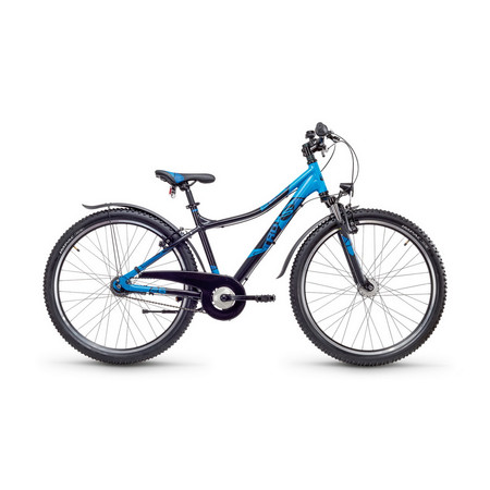 SCool troX urban 26 Zoll 7 Gang MTB - black blue matt