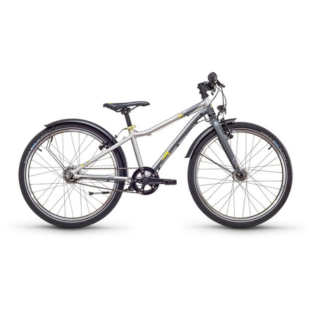 Scool XXlite 24 Zoll 8/18 Gang - brushed black yellow matt