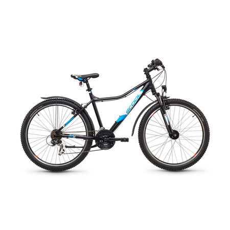 SCool troX urban 26 Zoll 21S Gang MTB black/blue matt 42 cm