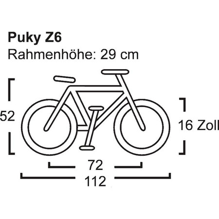 Puky Kinderfahrrad Z6 - Lovely Pink