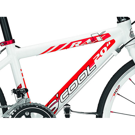 Scool raX 20 Zoll 18 Gang - white red