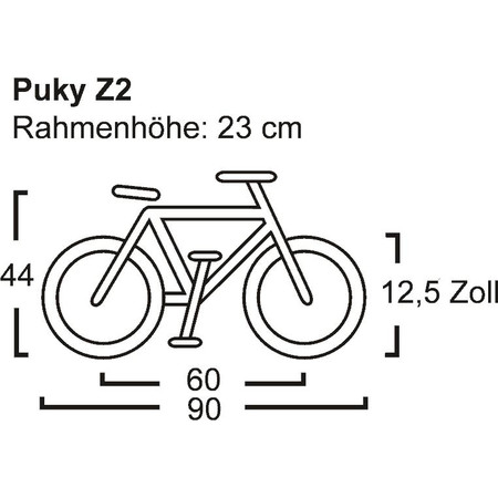 Puky Kinderfahrrad Z2 12 - Rot