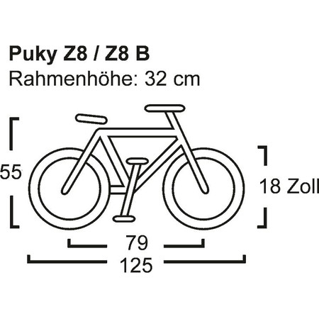 Puky Z8 - Anthrazit blue