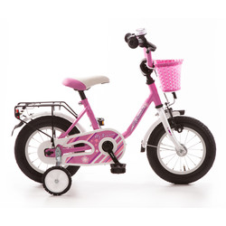 Polizei Kinderfahrrad 12 Zoll Fahrrad für Kinder Junge Mädchen Polizeirad Blau 