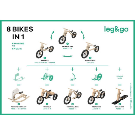 Leg&Go Pedal Bike (Zusatzmodul)