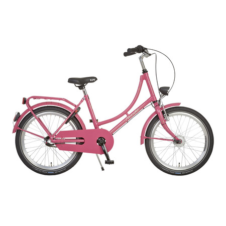 Hollandrad 20 Zoll schwarz/grn/rot/rosa rosa