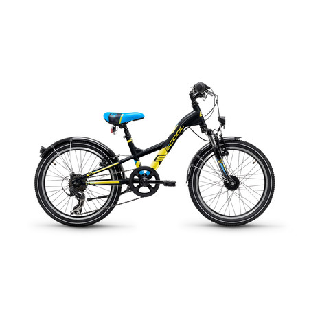Scool XXlite 20 Zoll 7 Gang - 9 steel black/yellow matt